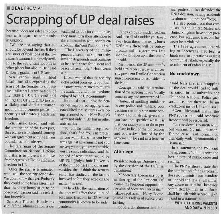 Scrapping of UP deal raises furor