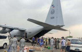 PAF AIR ASSETS BRING MORE RELIEF GOODS FOR TYPHOON ODETTE VICTIMS; TRANSPORTS LOCALLY STRANDED INDIVIDUALS