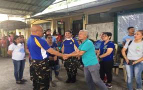 PAF DISTRIBUTED RELIEF GOODS TO THE VICTIMS OF TAAL VOLCANO ERUPTION