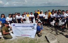 TOG 8 CONDUCTS CLEAN-UP DRIVE IN COOPERATION WITH THE PACIFIC PARTNERSHIP 2019