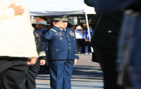 The Commanding General of the Philippine Air Force during the Wreath-Laying Ceremony in commemoration of the 125th Anniversary of the First Philippine Republic