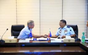 BGEN RONIE D PETINGLAY PAF and AIR COMMODORE MICHAEL DURANT RAAF as chairpersons of the PAF-RAAF Staff Talks
